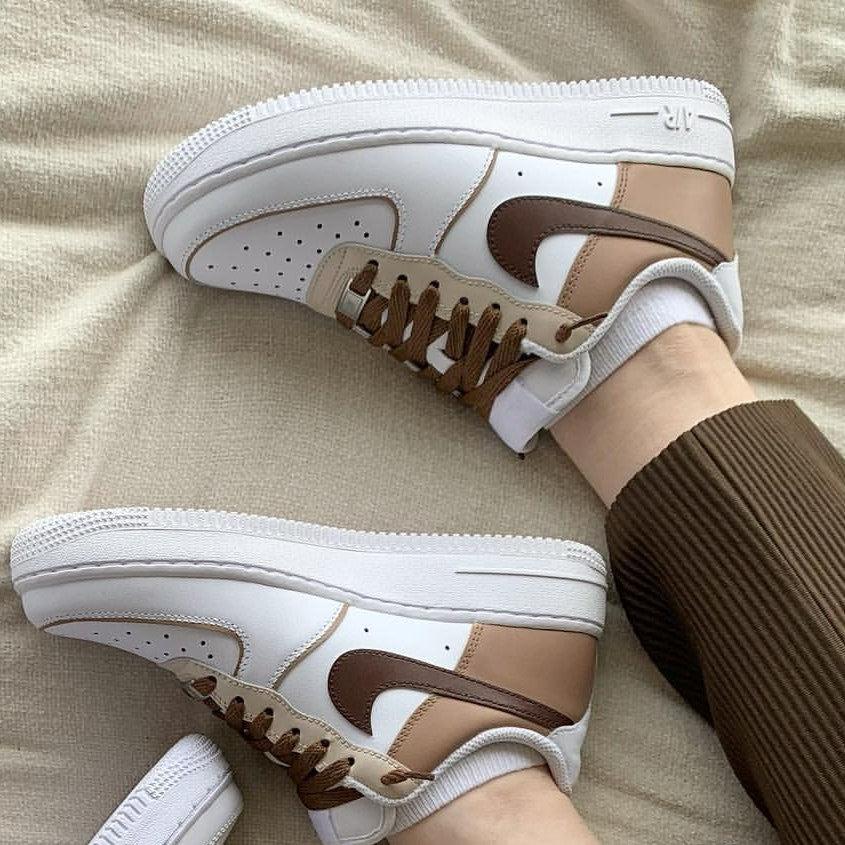 Custom Nike Air Force 1 Mocha-oicustom