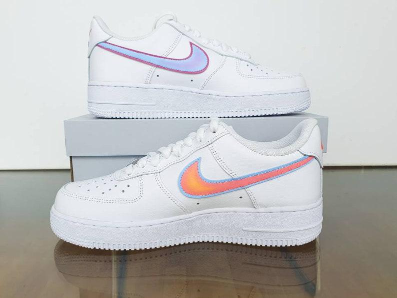 Custom Nike Air Force 1 Purple and Orange-oicustom