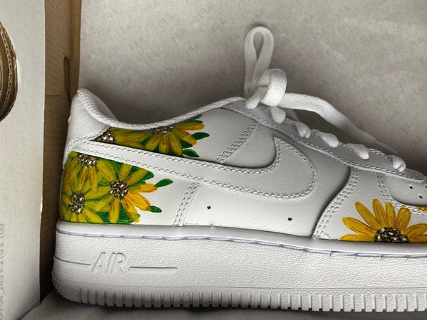Custom Nike Air Force 1 Sunflower-oicustom