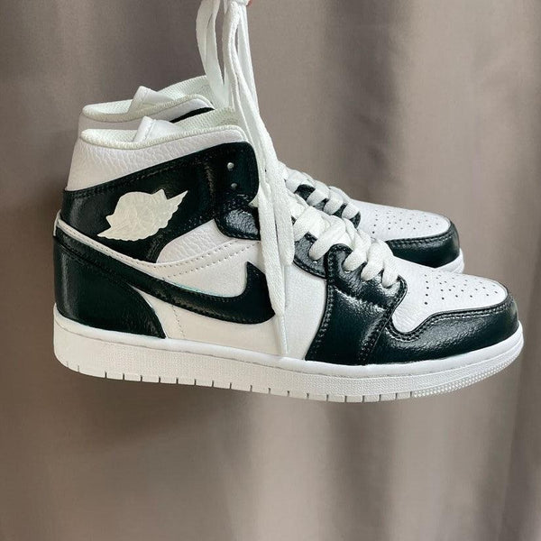 Custom Nike Air Jordan 1 Dark Green-oicustom