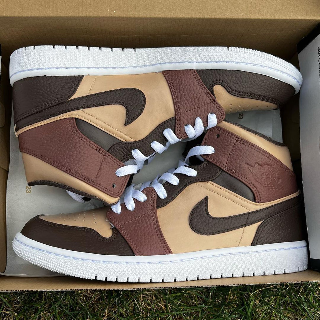 Custom Nike Air Jordan 1 “ Mochas “ 🤎 oicustom