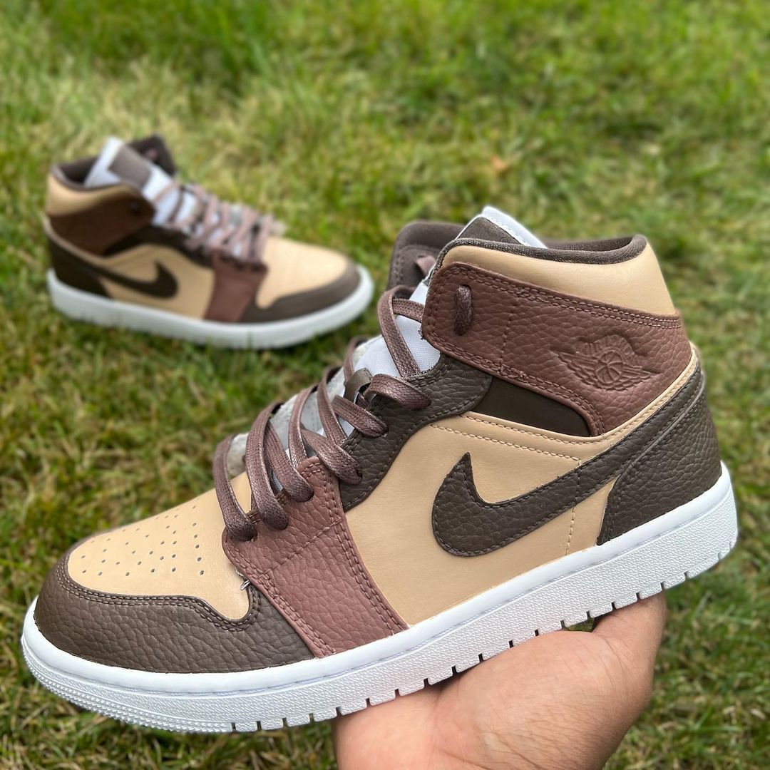 Custom Nike Air Jordan 1 “ Mochas “ 🤎 oicustom
