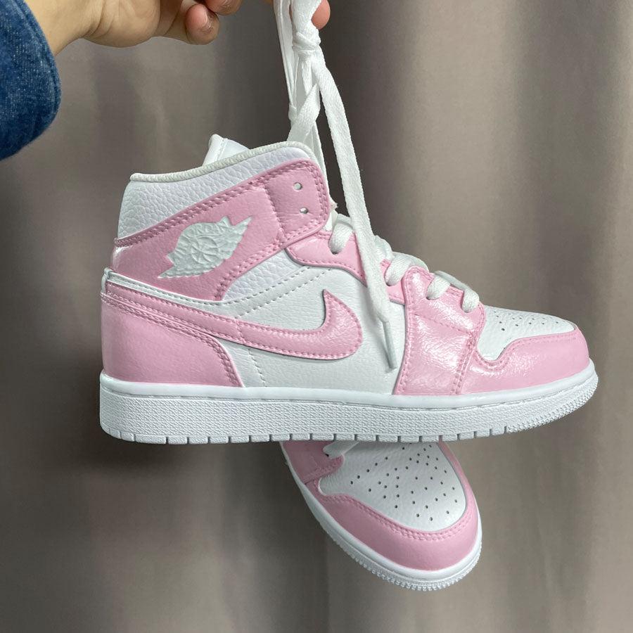Custom Nike Air Jordan 1s Pink-oicustom