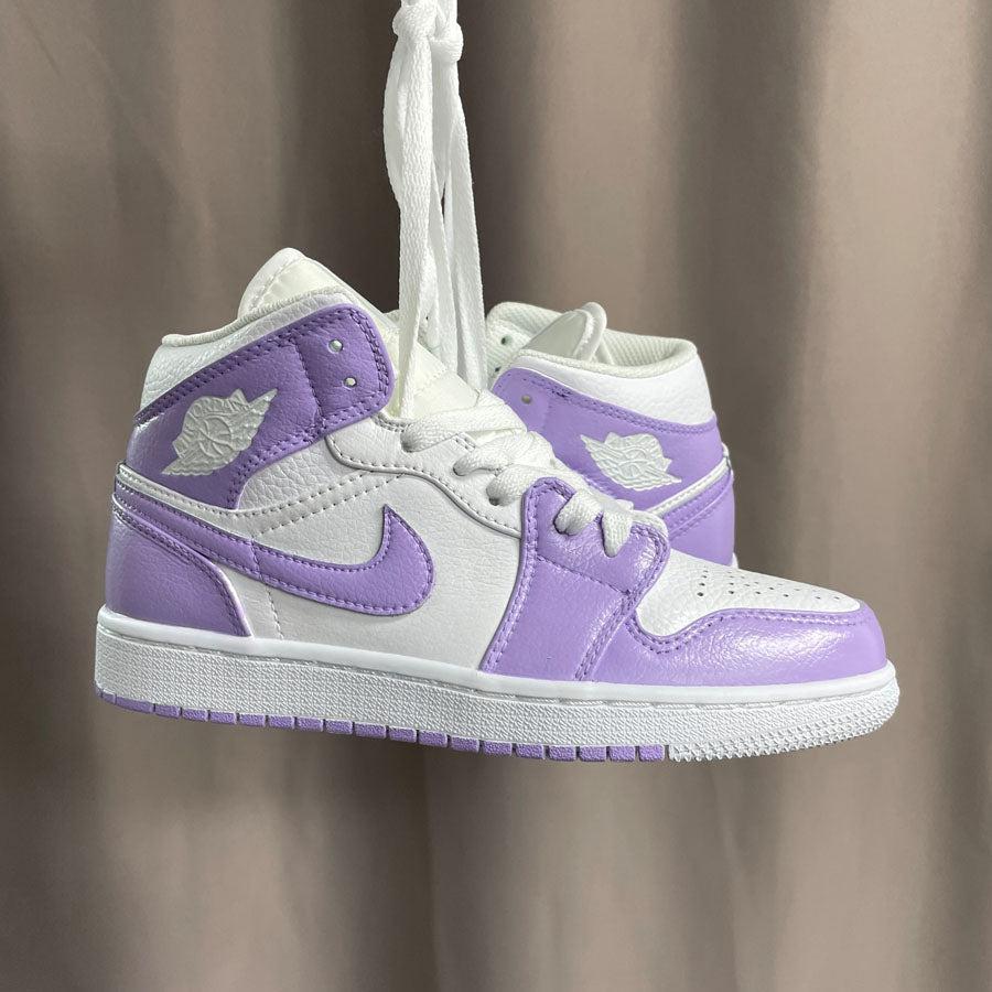 Custom Nike Air Jordan 1s Purple-oicustom