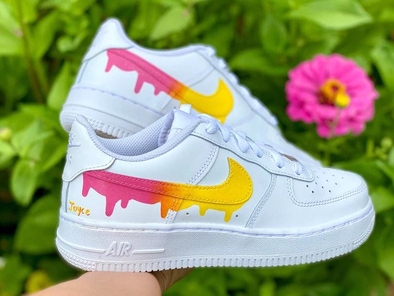 pink lemonade air force ones