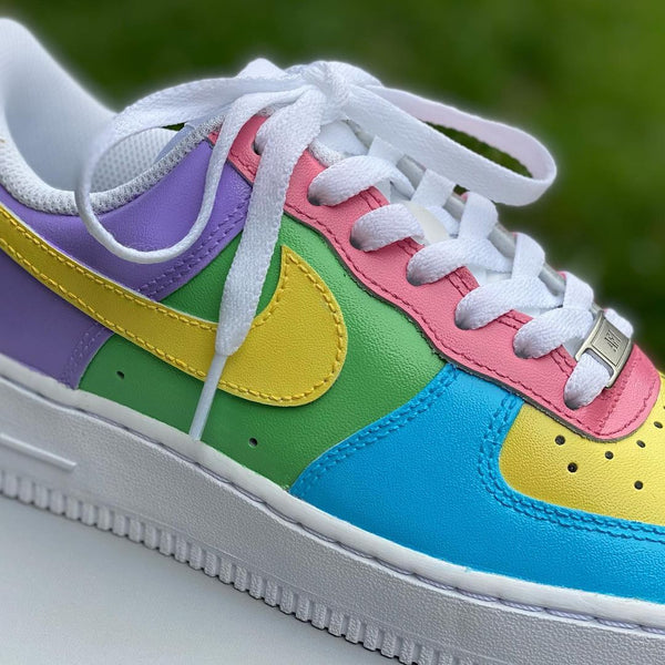 Custom Rainbow AF1’s-oicustom