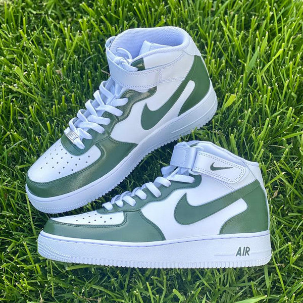 Custom Sage Nike Air Force Ones-oicustom