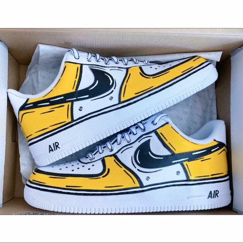 custom sneakers l cartoon nike air force 1-oicustom