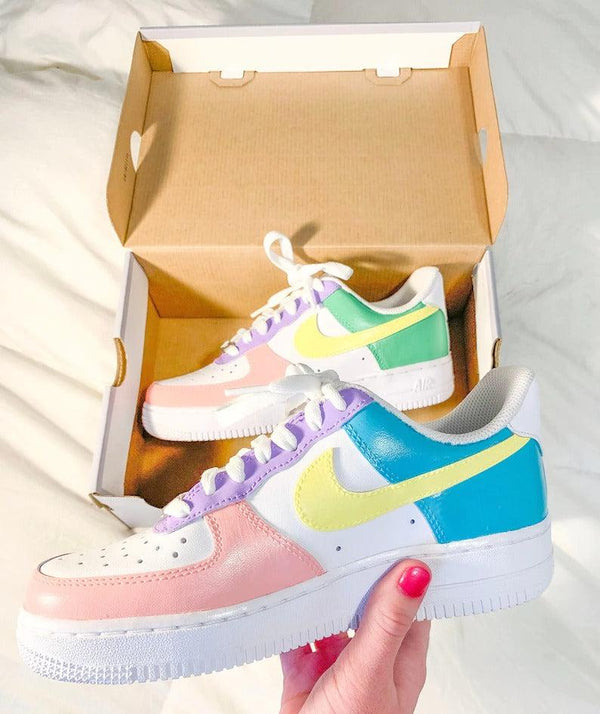 Hand Painted Pastel Custom Air Force 1-oicustom