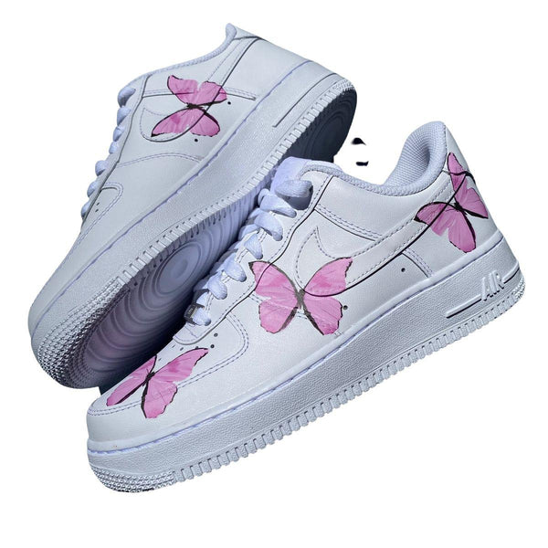 Kids Pastel Pink Butterfly AF1-oicustom