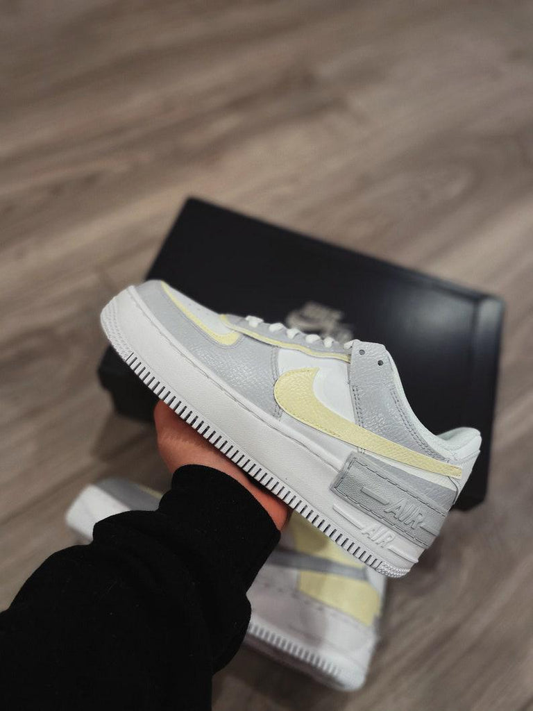 Lilac and Yellow Shadow AF1-oicustom