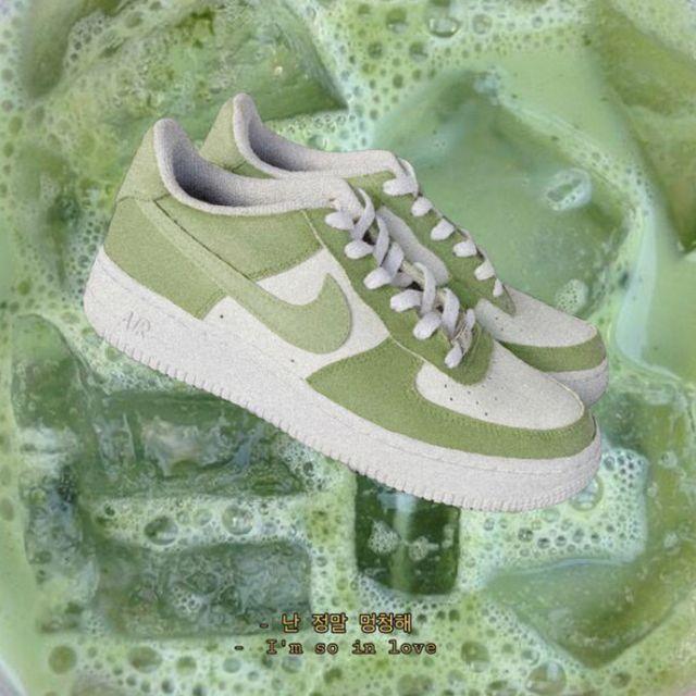 Matcha/sage Green Air Force