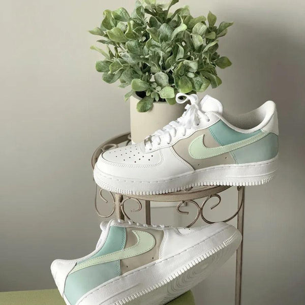 Neutral greens AF1-oicustom