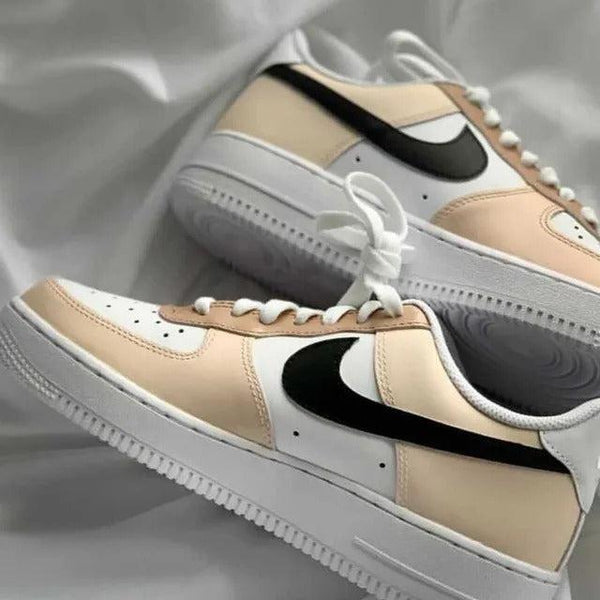 Neutrals and Black Nike AF1-oicustom