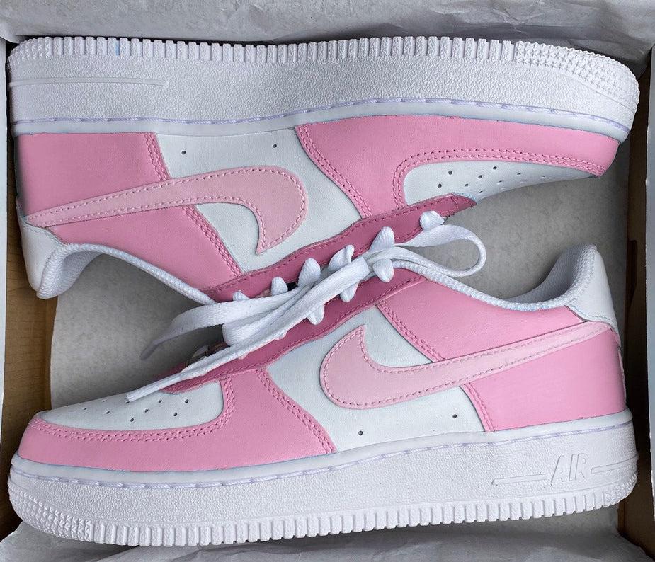 Nike Air Force 1 Dusty Pink Colour Block-oicustom