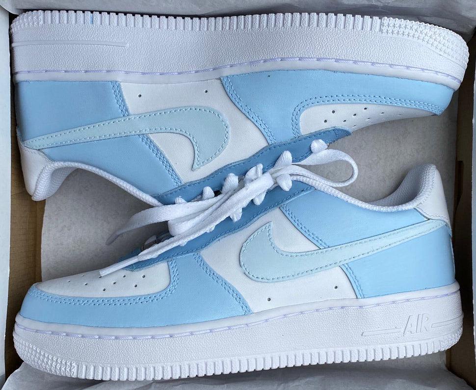 Nike Air Force Sky Blue Baby Blue – oicustom1