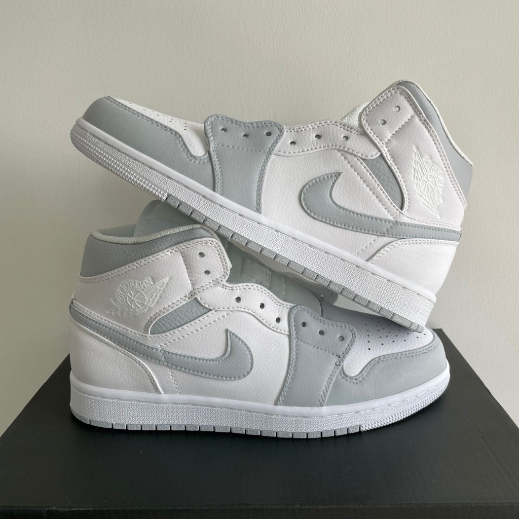 Nike Air Jordan 1 Light Grey and White Custom-oicustom