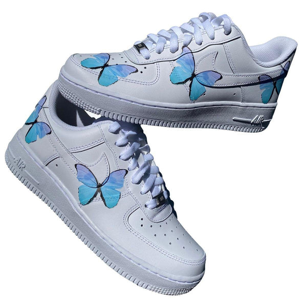 Ombre Blue Butterfly AF1-oicustom