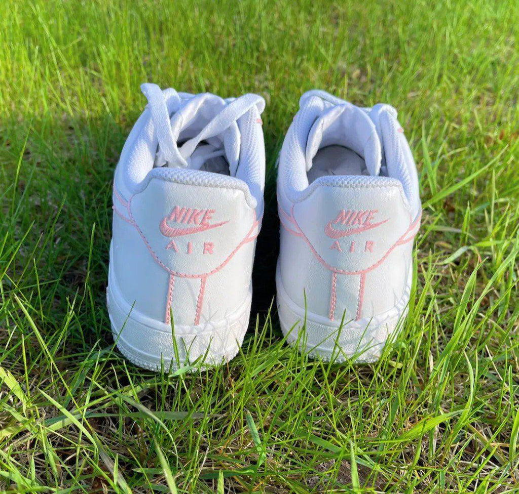 nike air force 1 pink outline