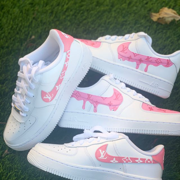 Pink swoosh drip-oicustom