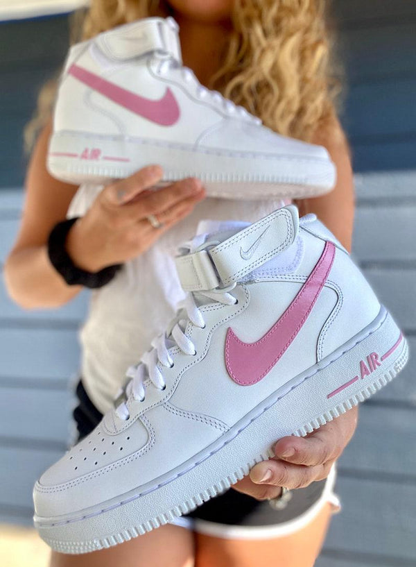 Purple Custom Nike Air Force Ones-oicustom