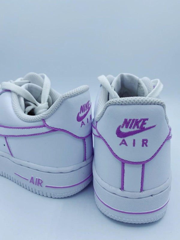 Purple Outline Air Force 1 water Resistant-oicustom