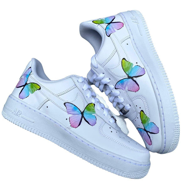 Rainbow Pastel Butterfly AF1-oicustom
