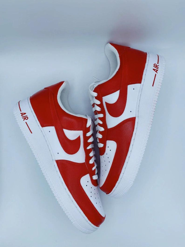 Red Air Force 1's water Resistant-oicustom