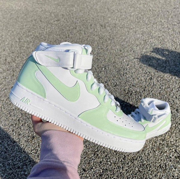 Sage Green Nike Air Force 1 Mid-oicustom