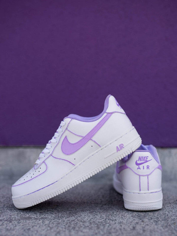 Sassy Mood Collection AF1 Lilac Purple Outline Air Force 1-oicustom