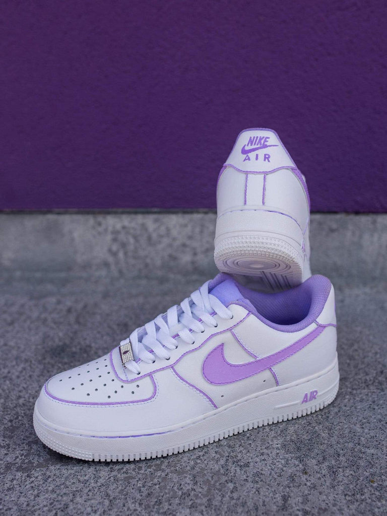 Sassy Mood Collection AF1 Lilac Purple Outline Air Force 1-oicustom