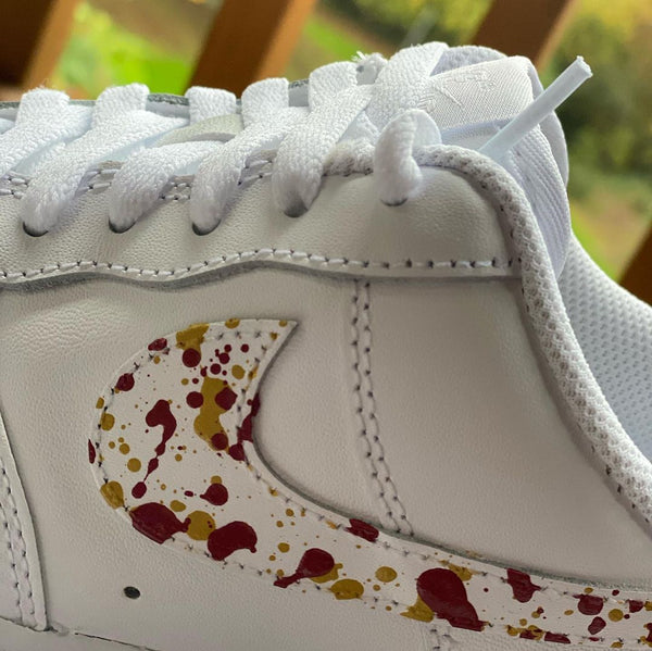 Splatter Air Force 1s!-oicustom