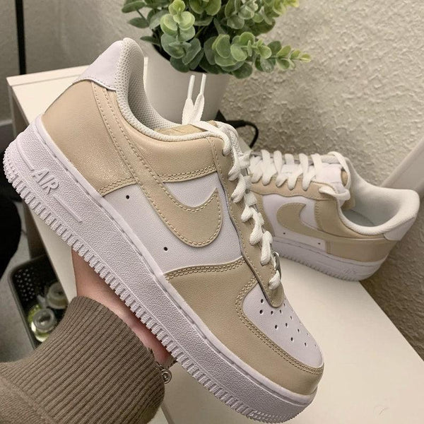 Tan Custom Air Force 1-oicustom