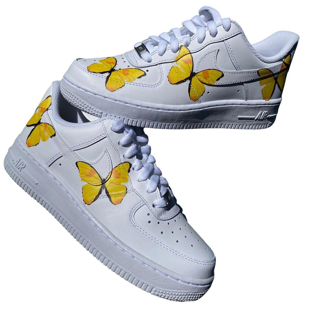 Yellow Butterfly AF1-oicustom